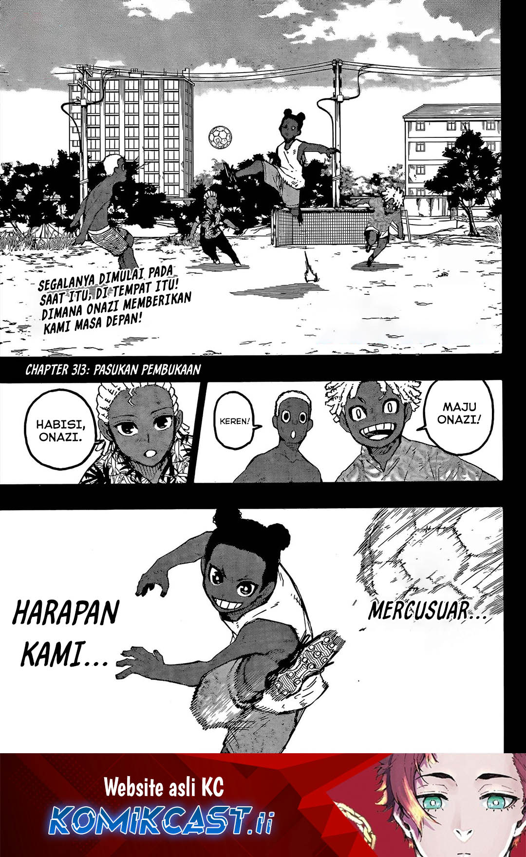 Komik Blue Lock Chapter 313 gambar nomor 1