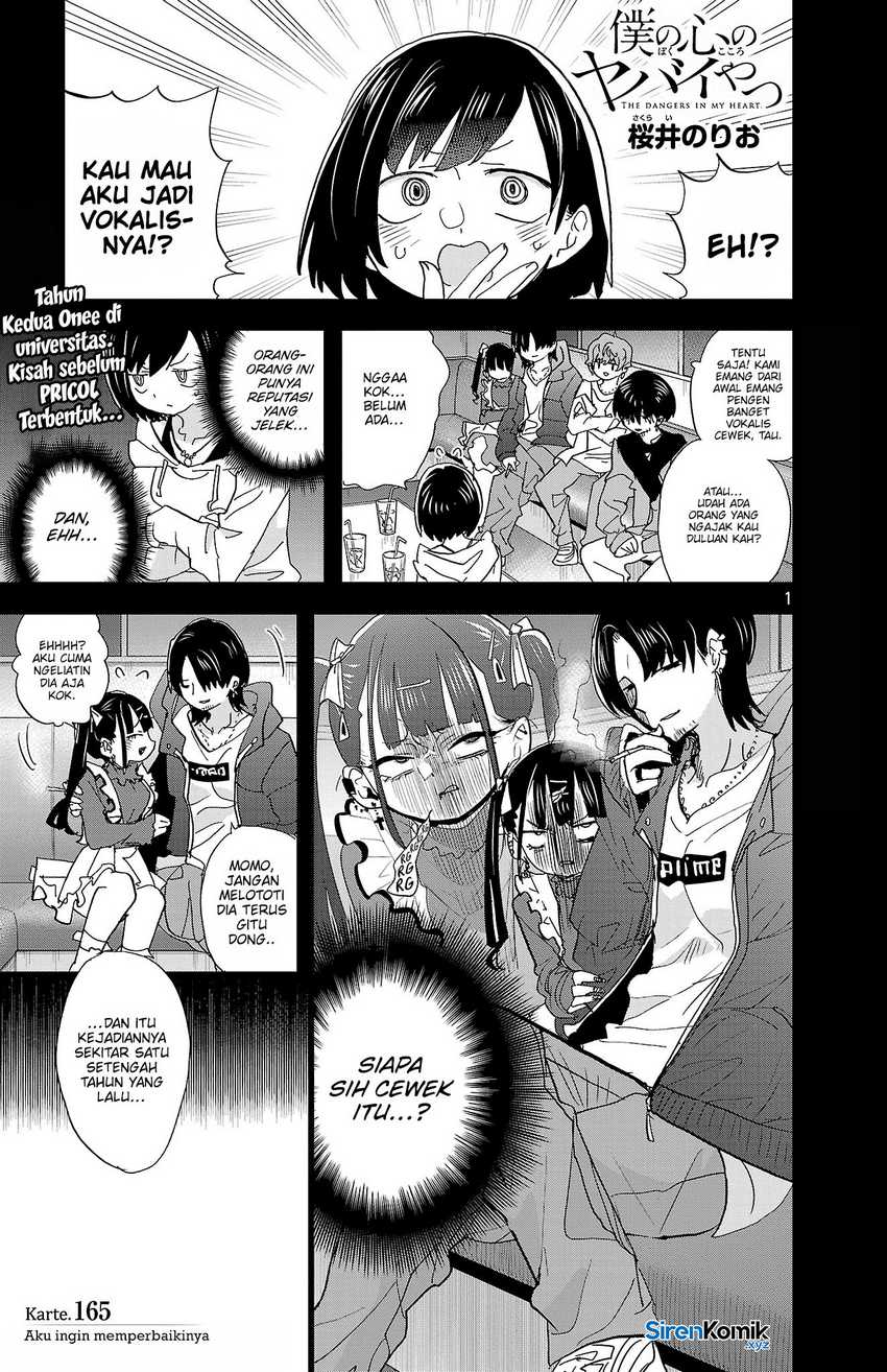 Boku no Kokoro no Yabai yatsu Chapter 165 Gambar 3