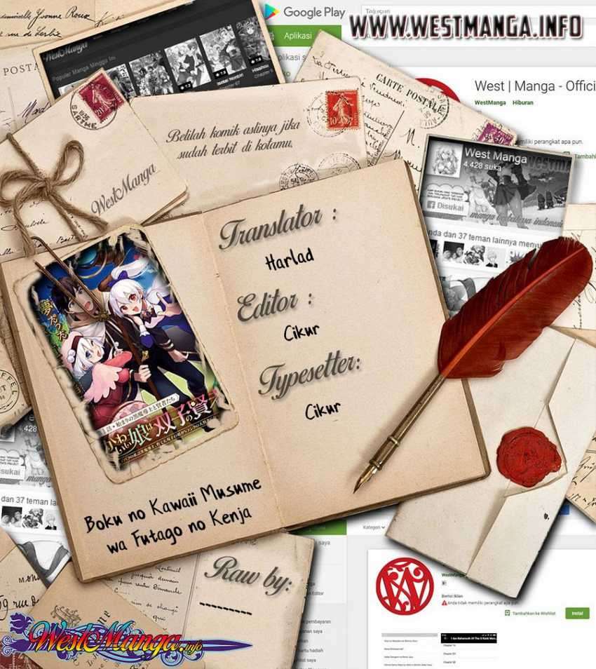 Boku no kawai musume wa futago no kenja ~tokugi ga debafu no teihen kuro madoushi, sodateta futago no musume ga S rank no dai kenja ni natte shimau~ Chapter 1.1 Gambar 3