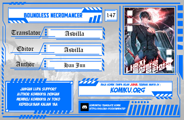 Komik Boundless Necromancer Chapter 147 gambar nomor 1