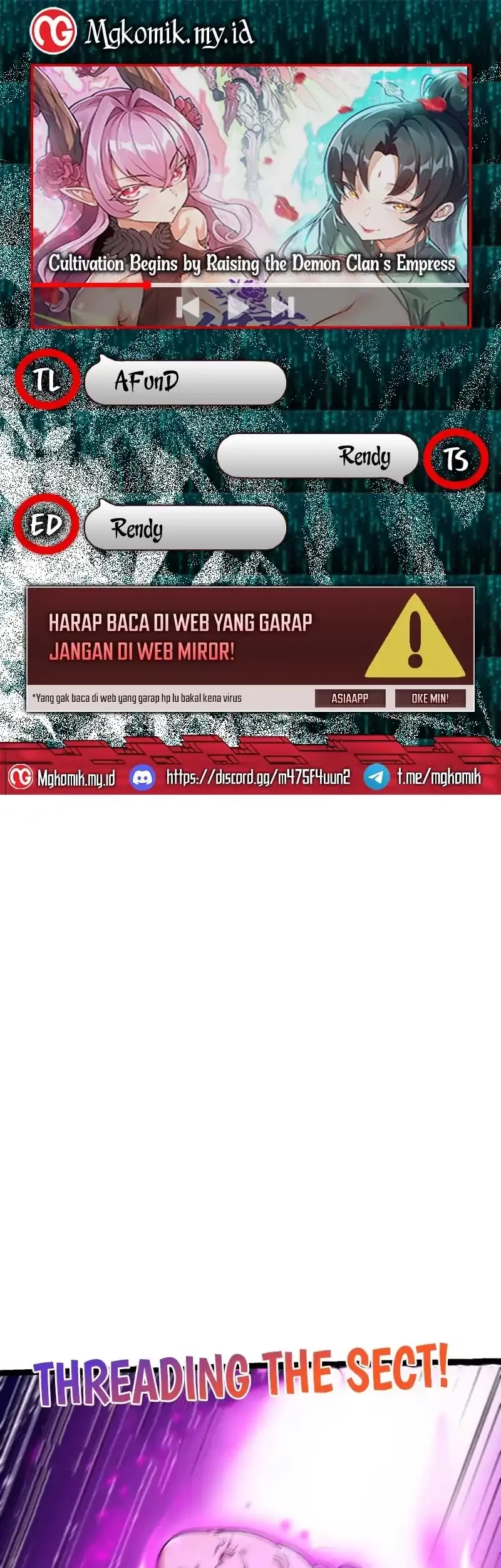 Komik Cultivation Begins by Raising the Demon Clan’s Empress Chapter 15 gambar nomor 1