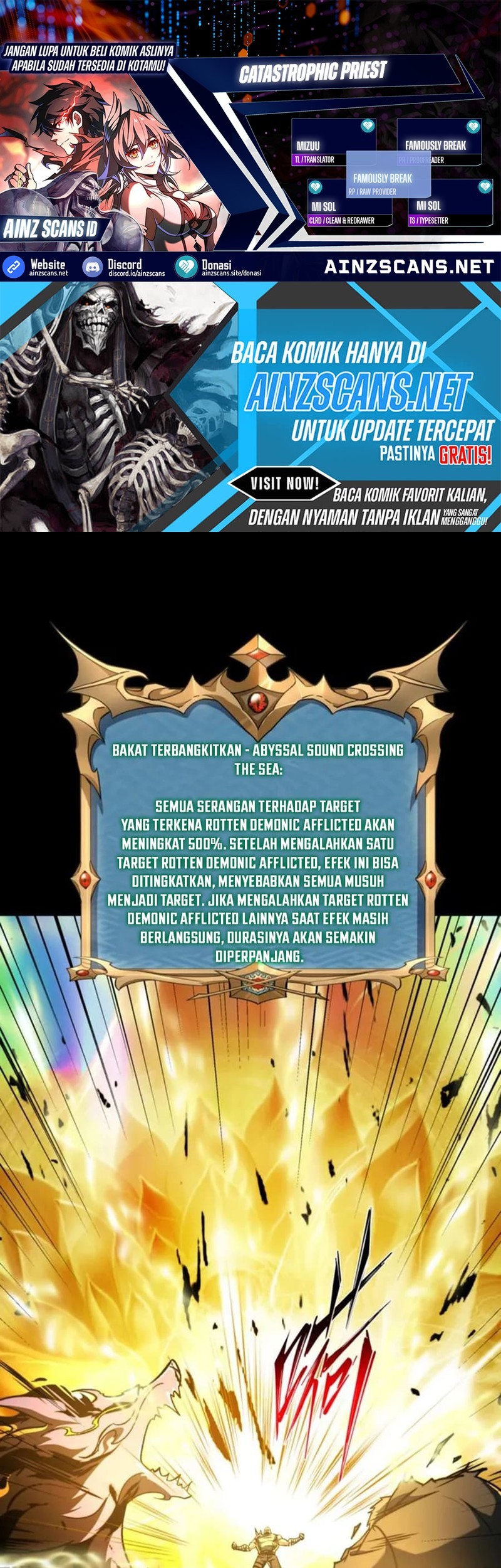 Komik Catastrophic Priest Chapter 52 gambar nomor 1