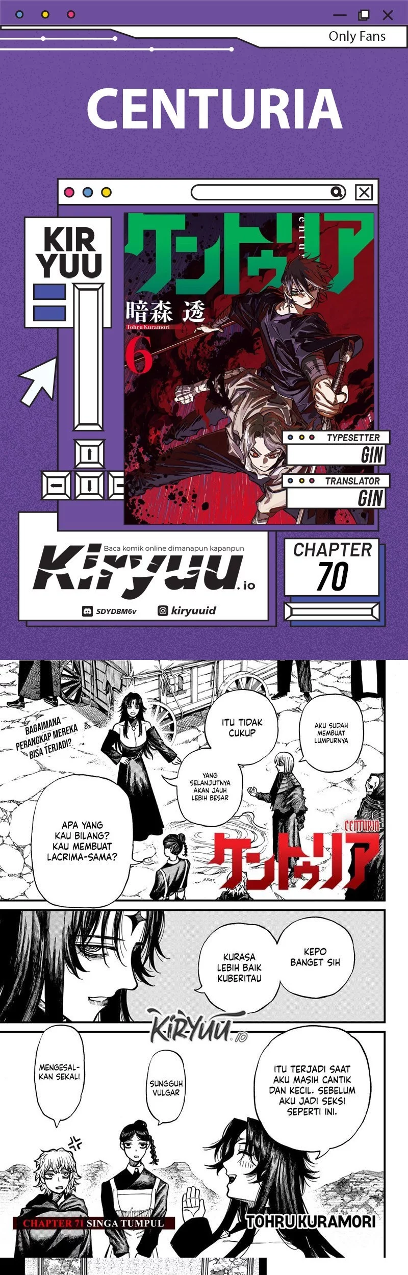 Komik Centuria Chapter 71 gambar nomor 1