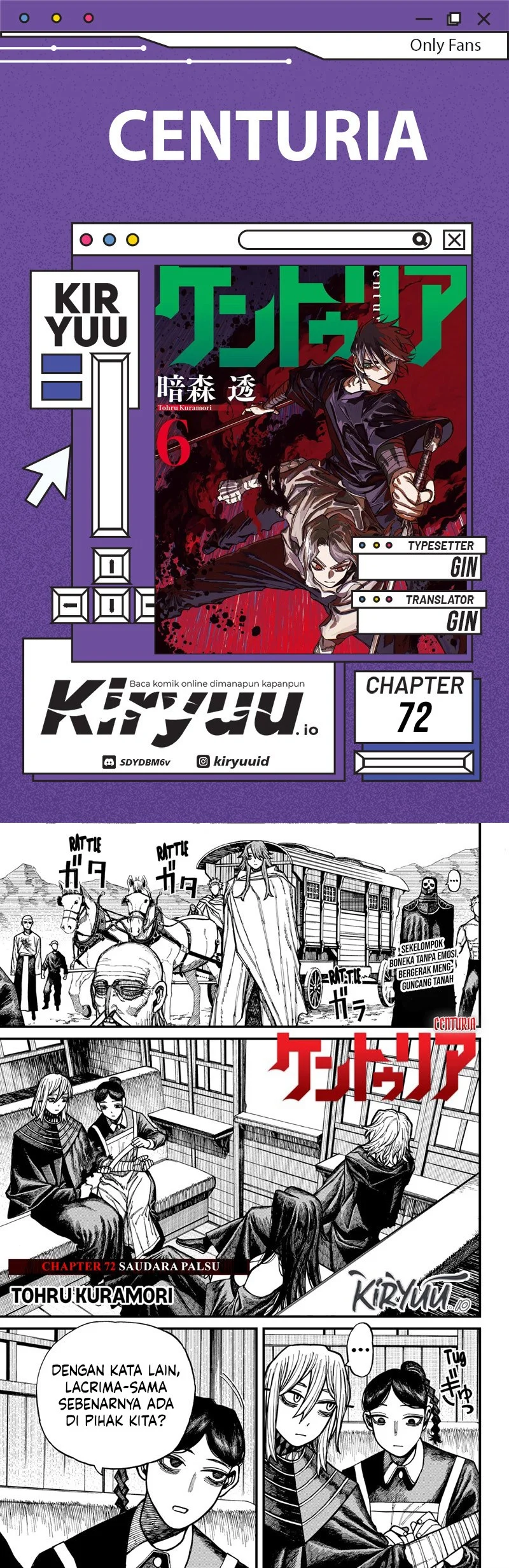 Komik Centuria Chapter 72 gambar nomor 1