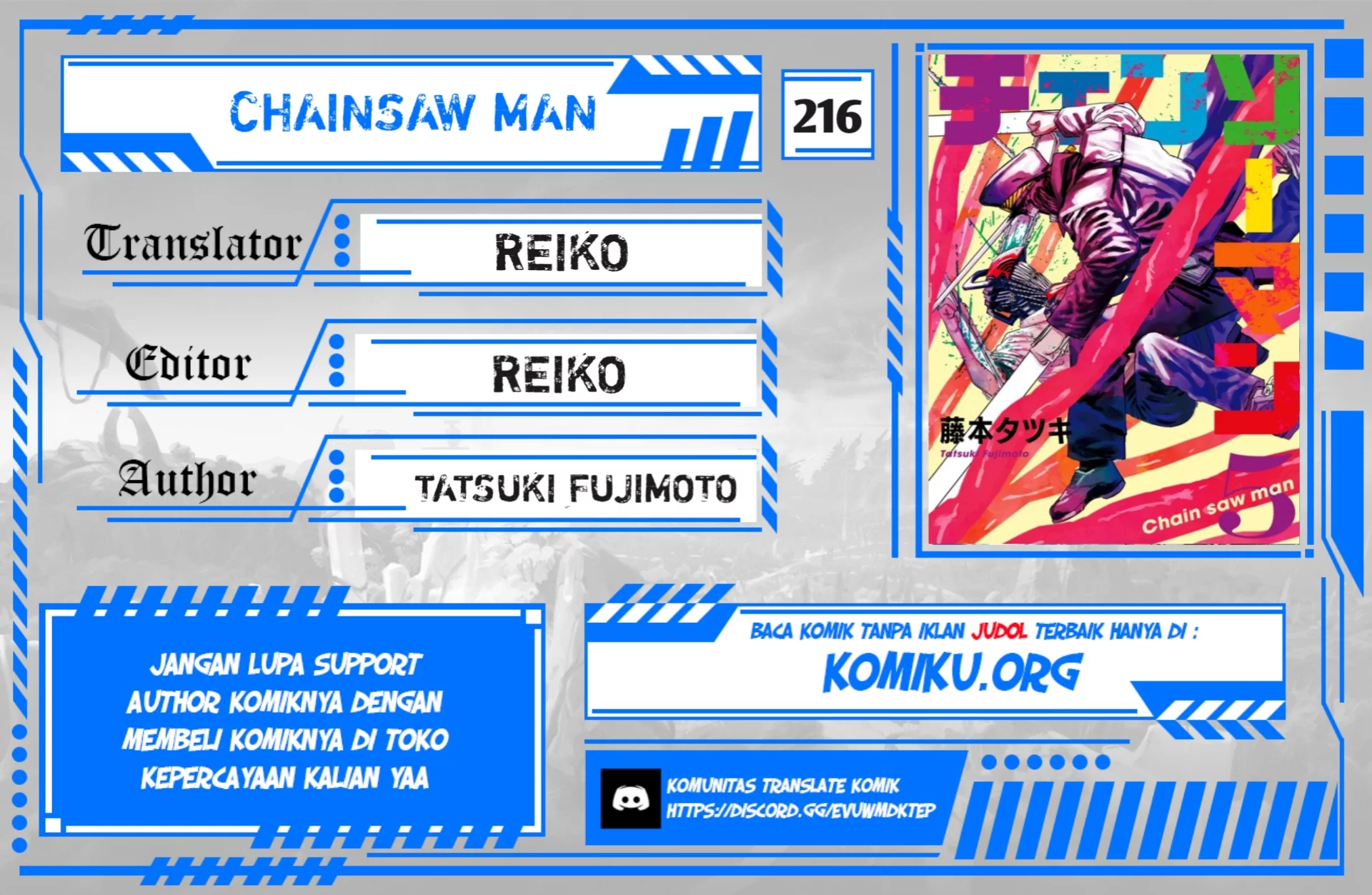 Komik Chainsaw Man Chapter 216 gambar nomor 1