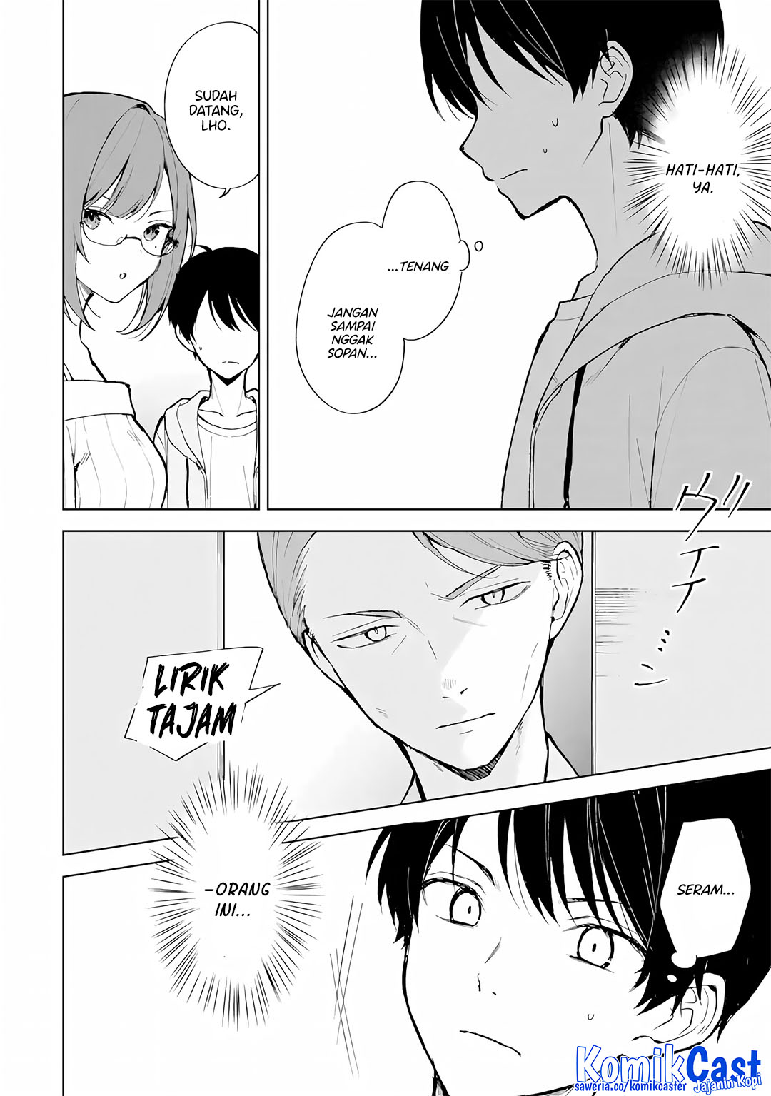 Chikan Saresou ni Natteiru S-kyuu Bishoujo wo Tasuketara Tonari no Seki no Osanajimi datta Chapter 75 Gambar 4