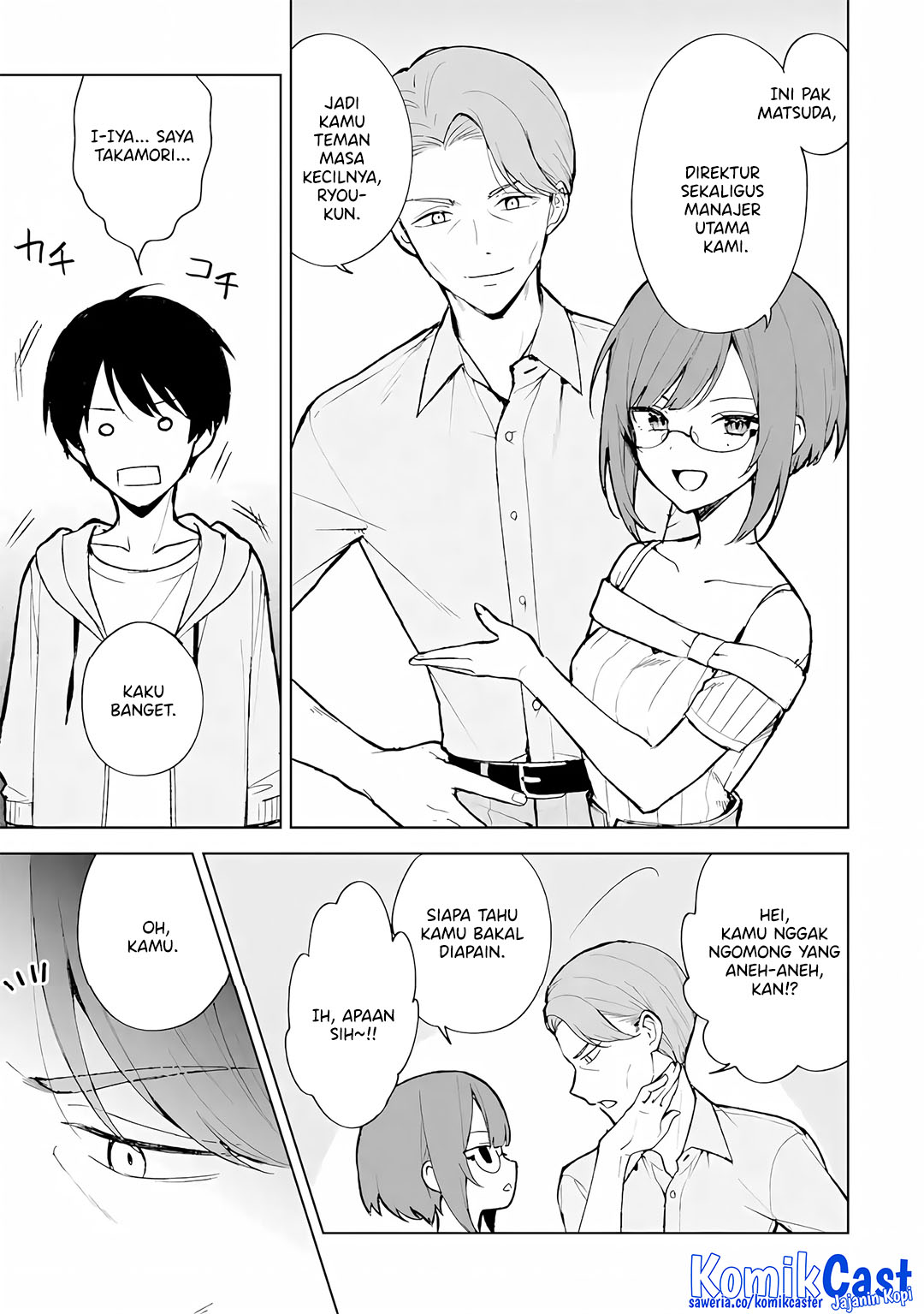 Chikan Saresou ni Natteiru S-kyuu Bishoujo wo Tasuketara Tonari no Seki no Osanajimi datta Chapter 75 Gambar 7