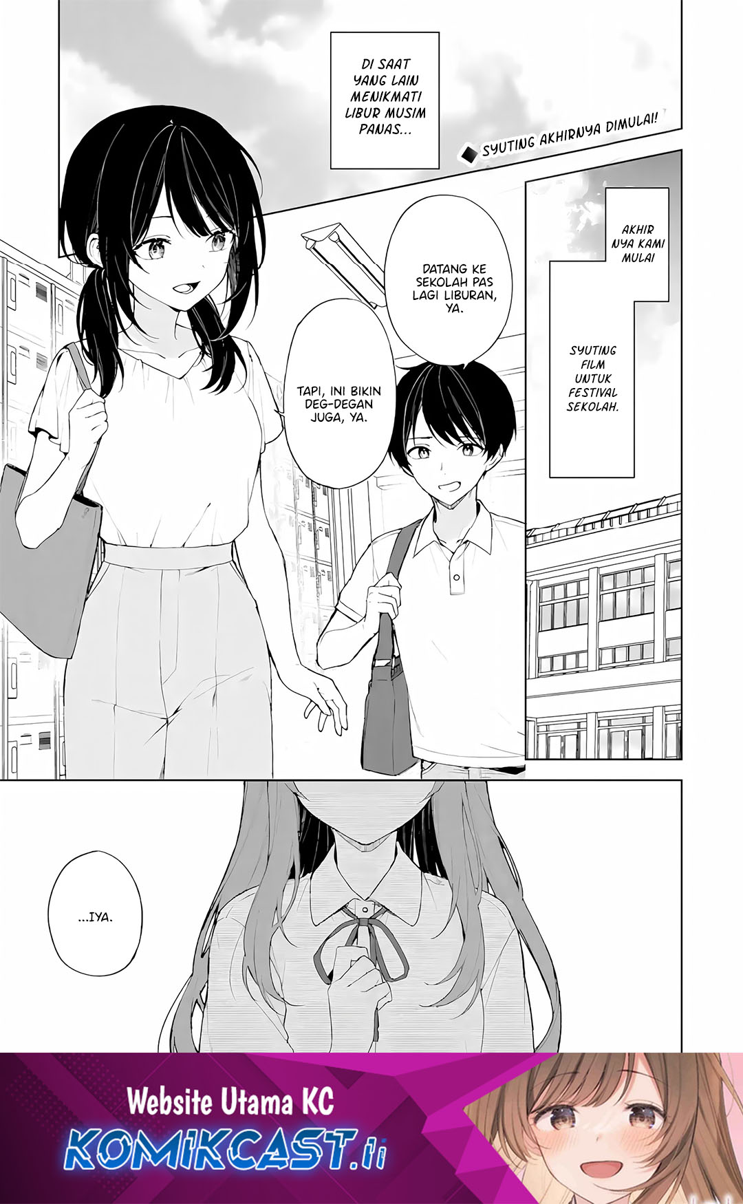 Komik Chikan Saresou ni Natteiru S-kyuu Bishoujo wo Tasuketara Tonari no Seki no Osanajimi datta Chapter 77 gambar nomor 1