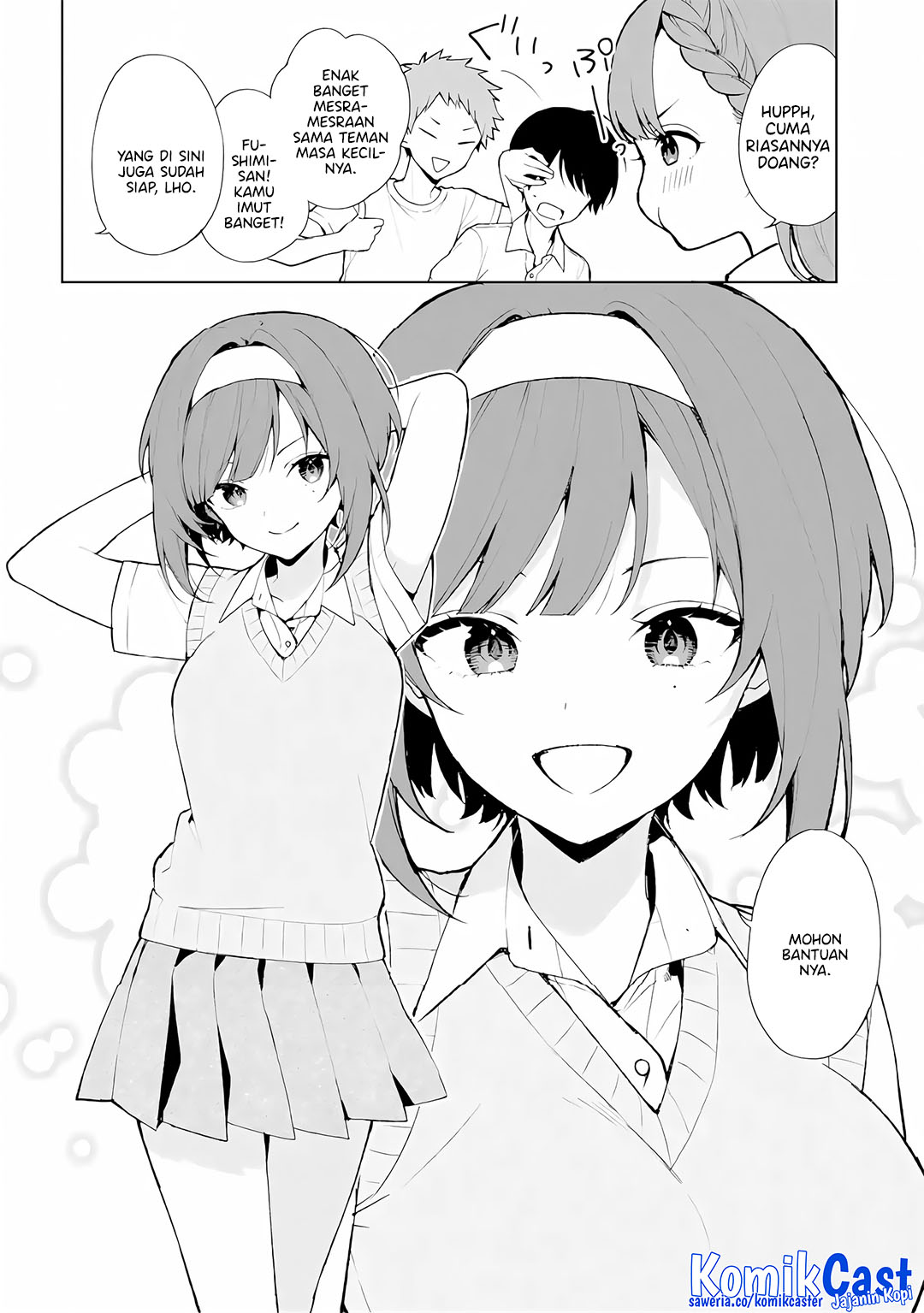 Chikan Saresou ni Natteiru S-kyuu Bishoujo wo Tasuketara Tonari no Seki no Osanajimi datta Chapter 77 Gambar 16