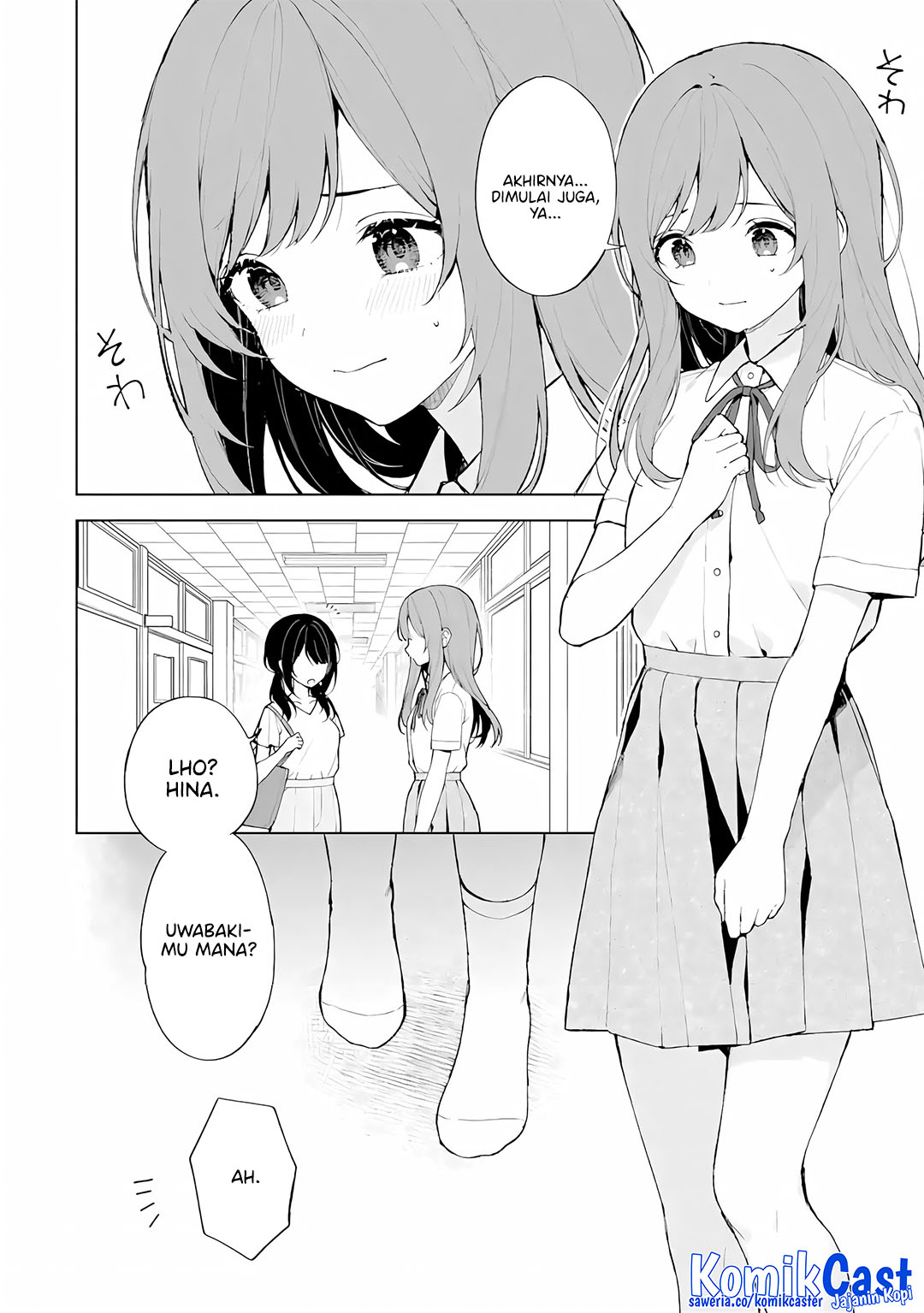 Manga Chikan Saresou ni Natteiru S-kyuu Bishoujo wo Tasuketara Tonari no Seki no Osanajimi datta Chapter 77 gambar nomor 2