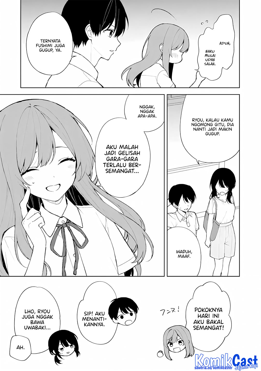 Chikan Saresou ni Natteiru S-kyuu Bishoujo wo Tasuketara Tonari no Seki no Osanajimi datta Chapter 77 Gambar 3