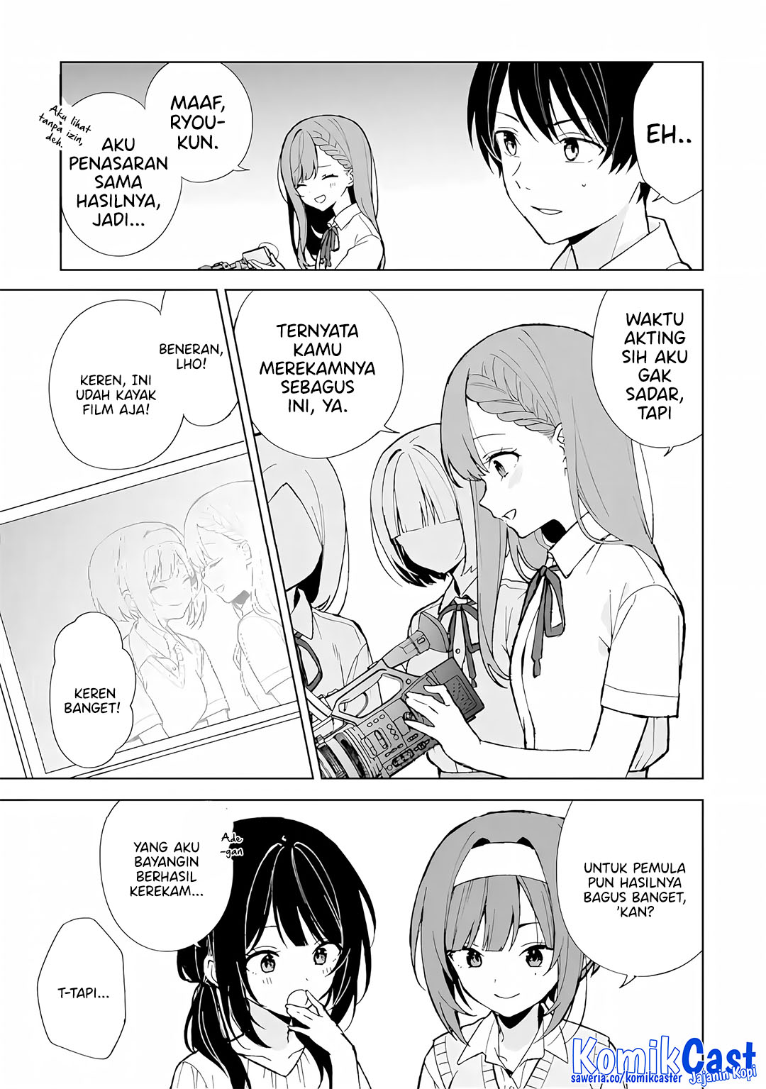 Chikan Saresou ni Natteiru S-kyuu Bishoujo wo Tasuketara Tonari no Seki no Osanajimi datta Chapter 77 Gambar 31
