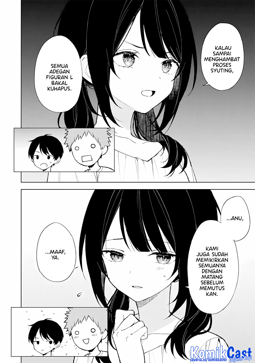 Chikan Saresou ni Natteiru S-kyuu Bishoujo wo Tasuketara Tonari no Seki no Osanajimi datta Chapter 77 Gambar 8