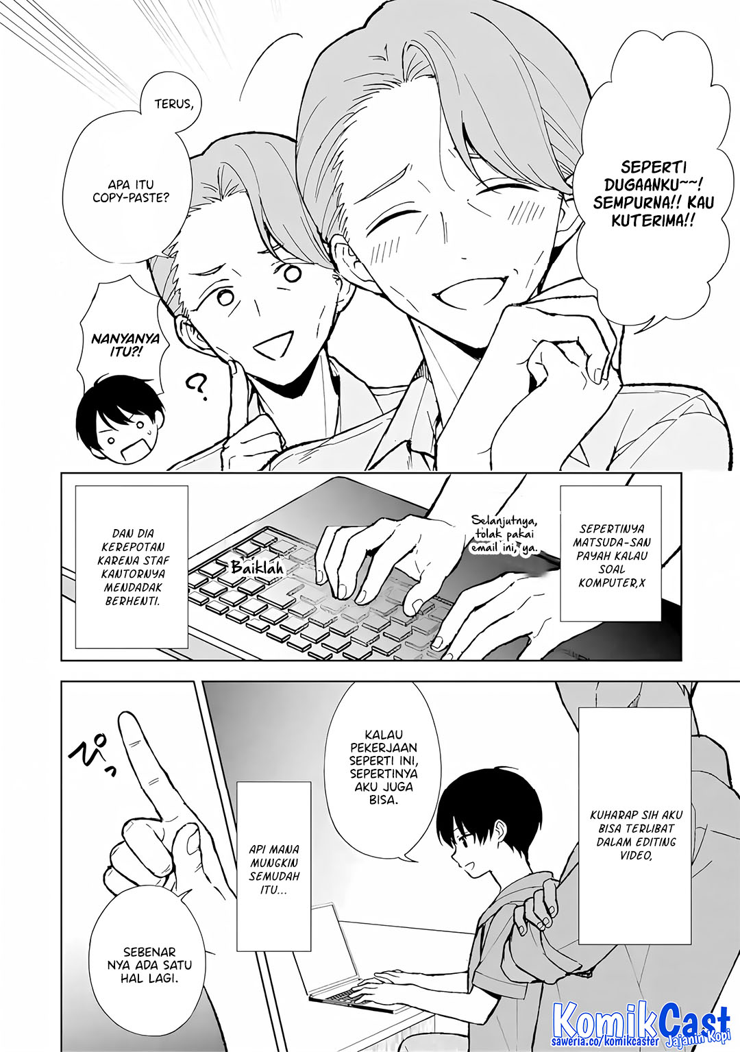 Manga Chikan Saresou ni Natteiru S-kyuu Bishoujo wo Tasuketara Tonari no Seki no Osanajimi datta Chapter 78 gambar nomor 2