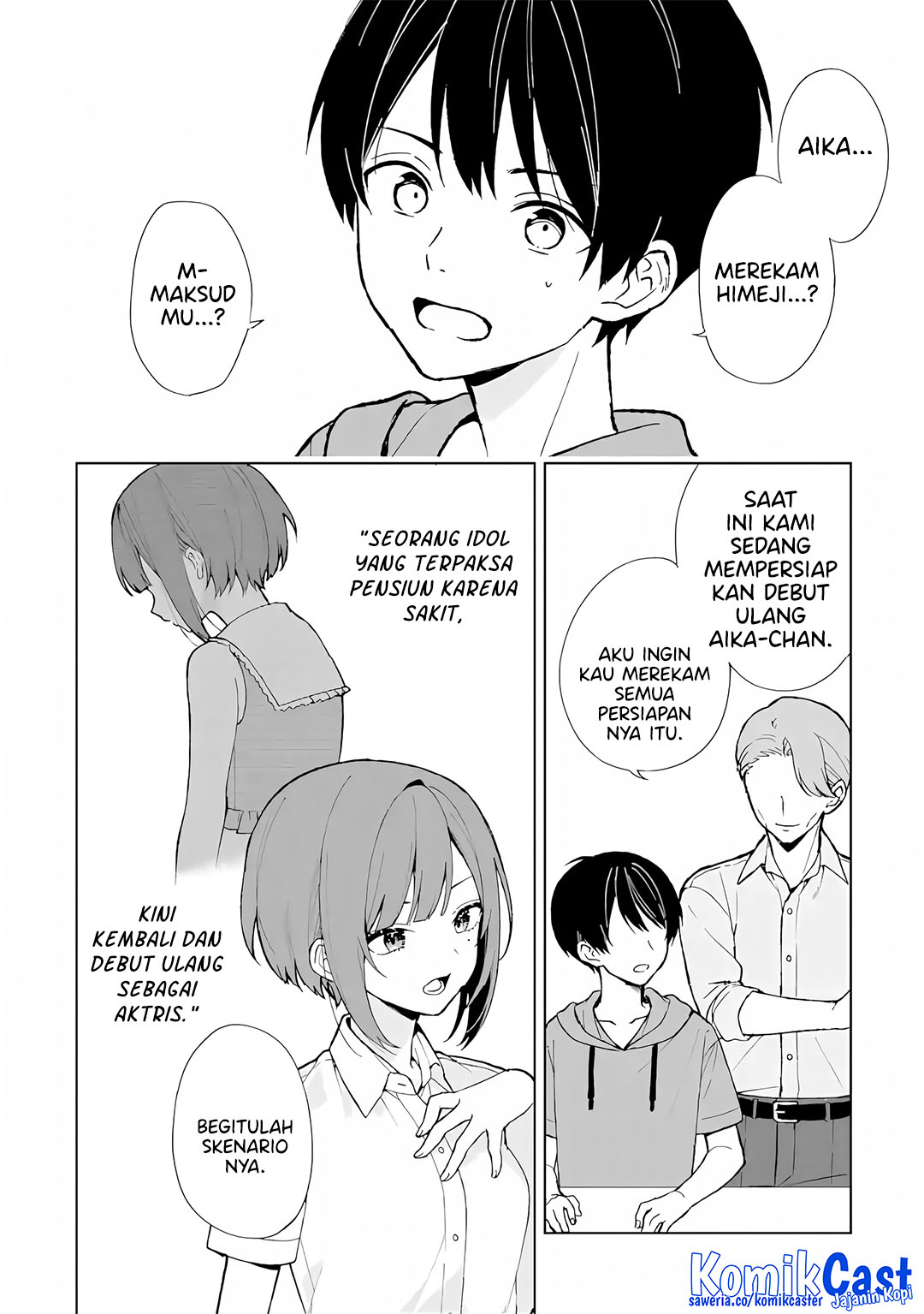 Chikan Saresou ni Natteiru S-kyuu Bishoujo wo Tasuketara Tonari no Seki no Osanajimi datta Chapter 78 Gambar 4