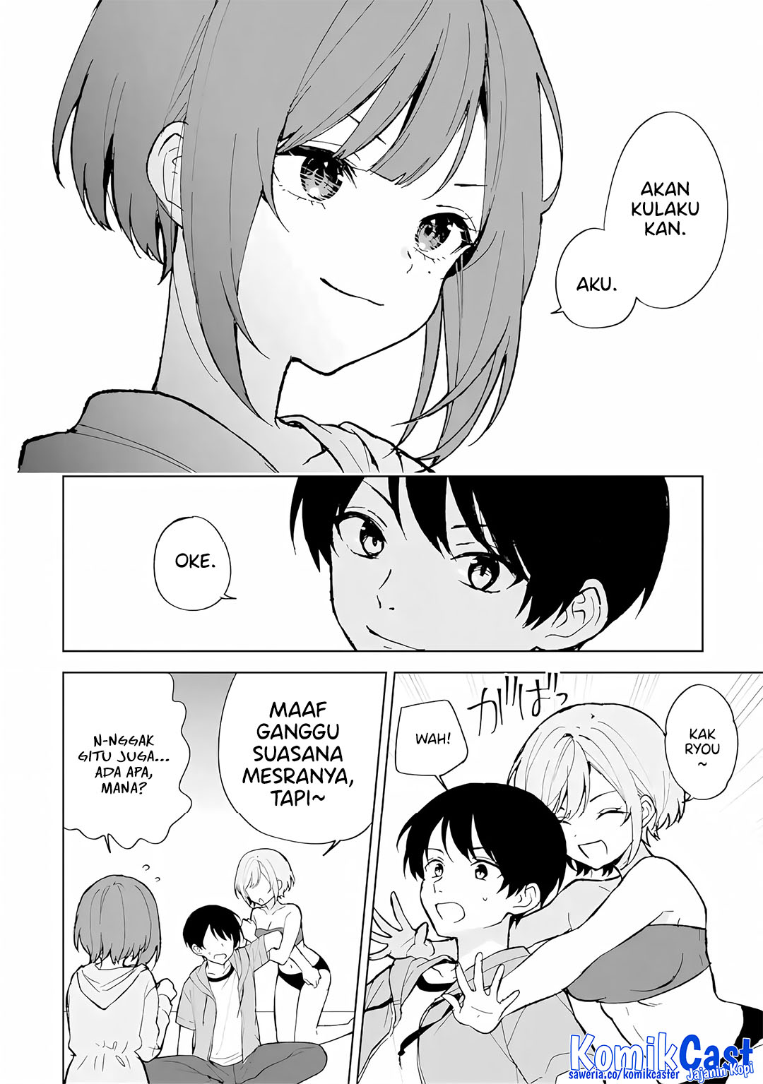 Chikan Saresou ni Natteiru S-kyuu Bishoujo wo Tasuketara Tonari no Seki no Osanajimi datta Chapter 79 Gambar 9