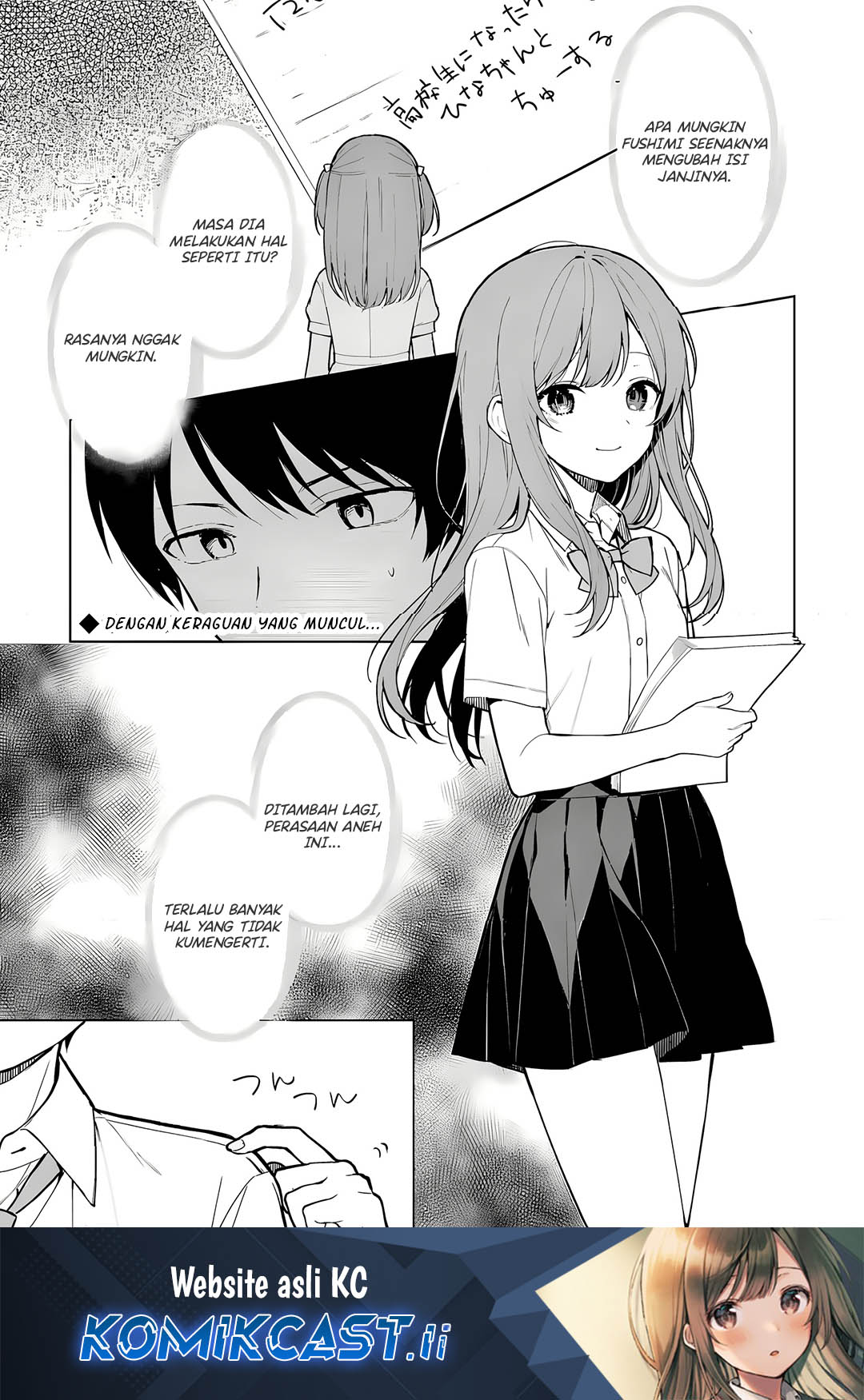 Komik Chikan Saresou ni Natteiru S-kyuu Bishoujo wo Tasuketara Tonari no Seki no Osanajimi datta Chapter 70 gambar nomor 1