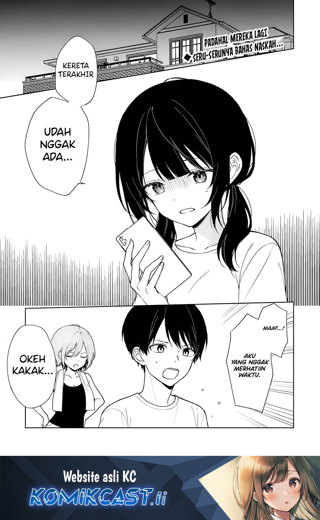 Komik Chikan Saresou ni Natteiru S-kyuu Bishoujo wo Tasuketara Tonari no Seki no Osanajimi datta Chapter 71 gambar nomor 1