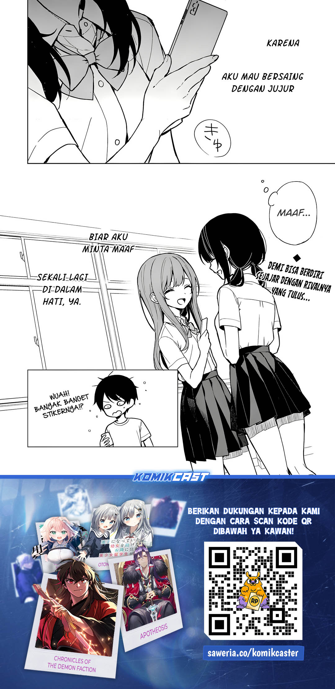 Chikan Saresou ni Natteiru S-kyuu Bishoujo wo Tasuketara Tonari no Seki no Osanajimi datta Chapter 73 Gambar 22
