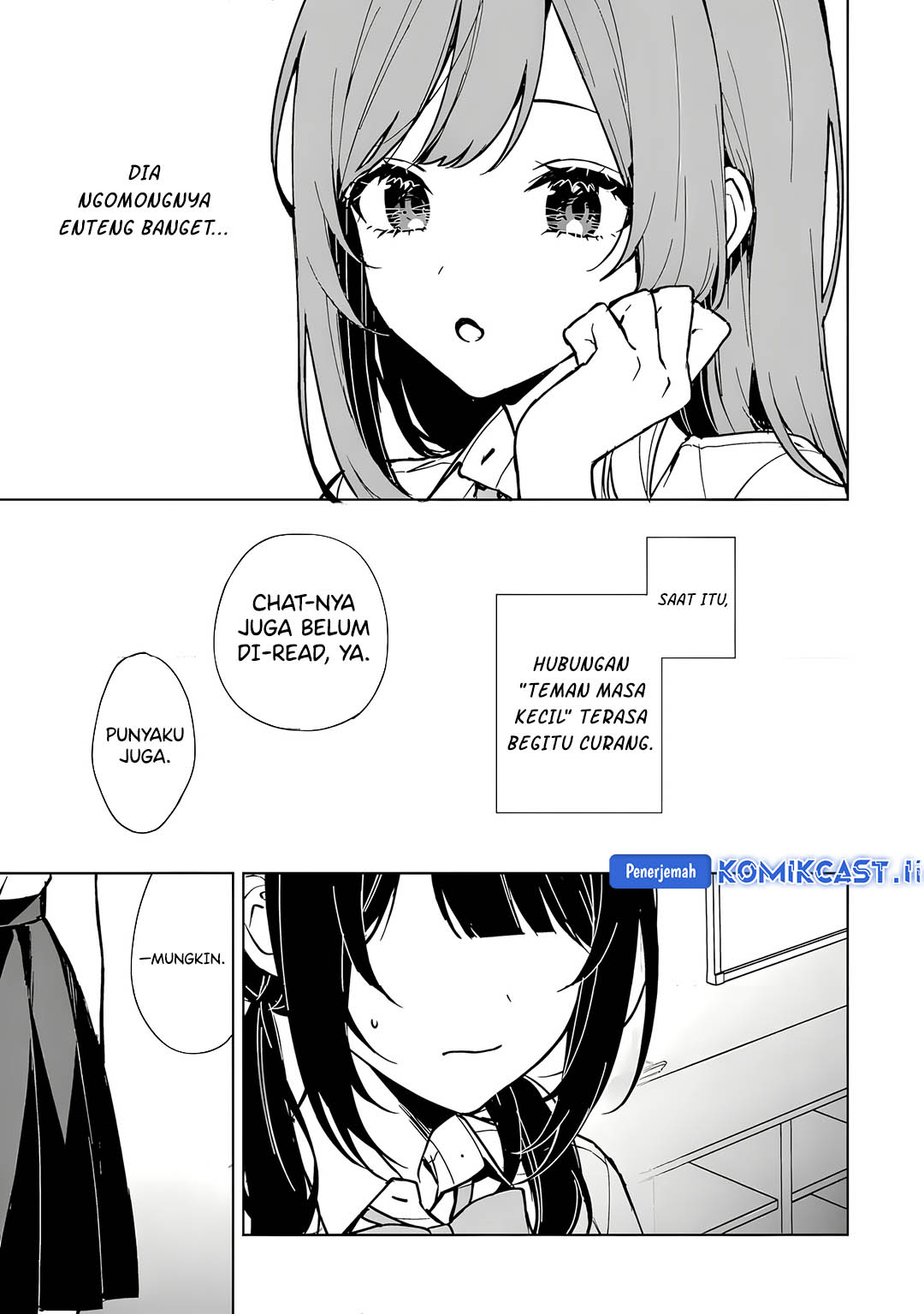 Chikan Saresou ni Natteiru S-kyuu Bishoujo wo Tasuketara Tonari no Seki no Osanajimi datta Chapter 73 Gambar 3