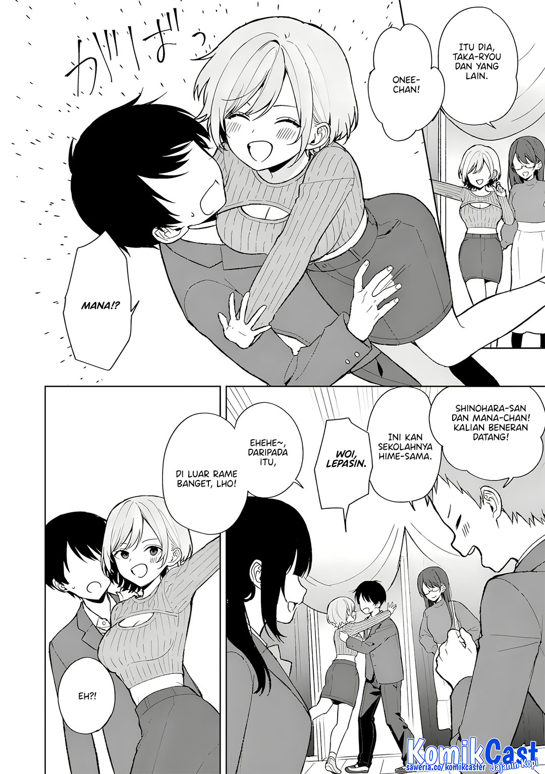 Chikan Saresou ni Natteiru S-kyuu Bishoujo wo Tasuketara Tonari no Seki no Osanajimi datta Chapter 88 Gambar 4