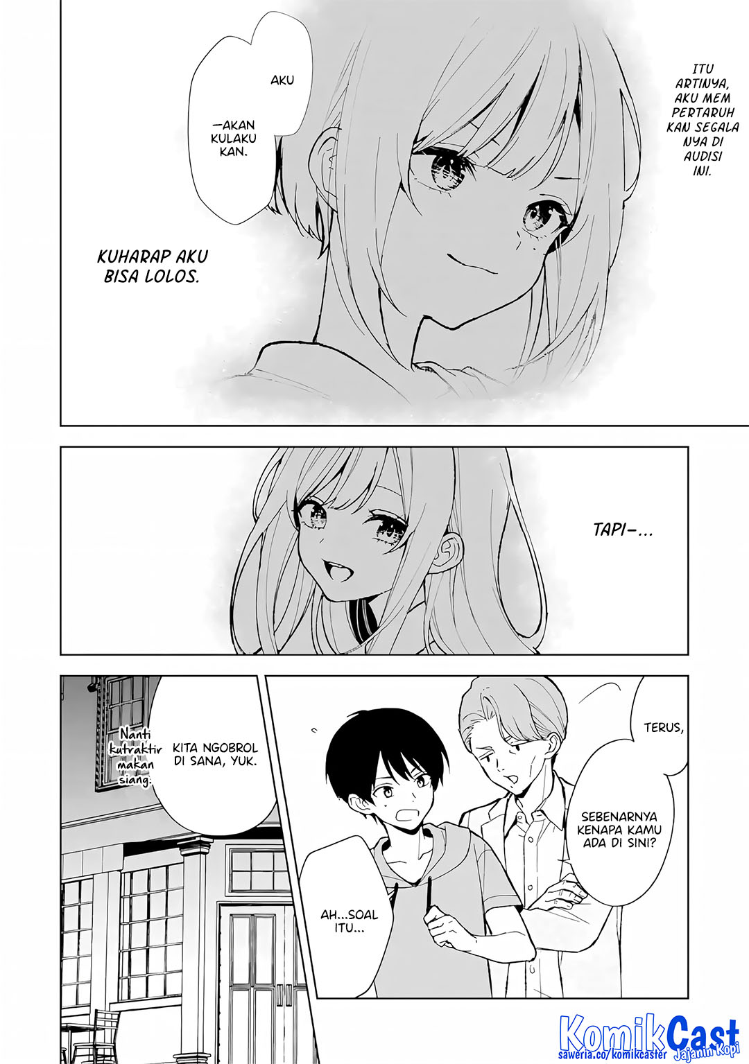 Chikan Saresou ni Natteiru S-kyuu Bishoujo wo Tasuketara Tonari no Seki no Osanajimi datta Chapter 80 Gambar 16