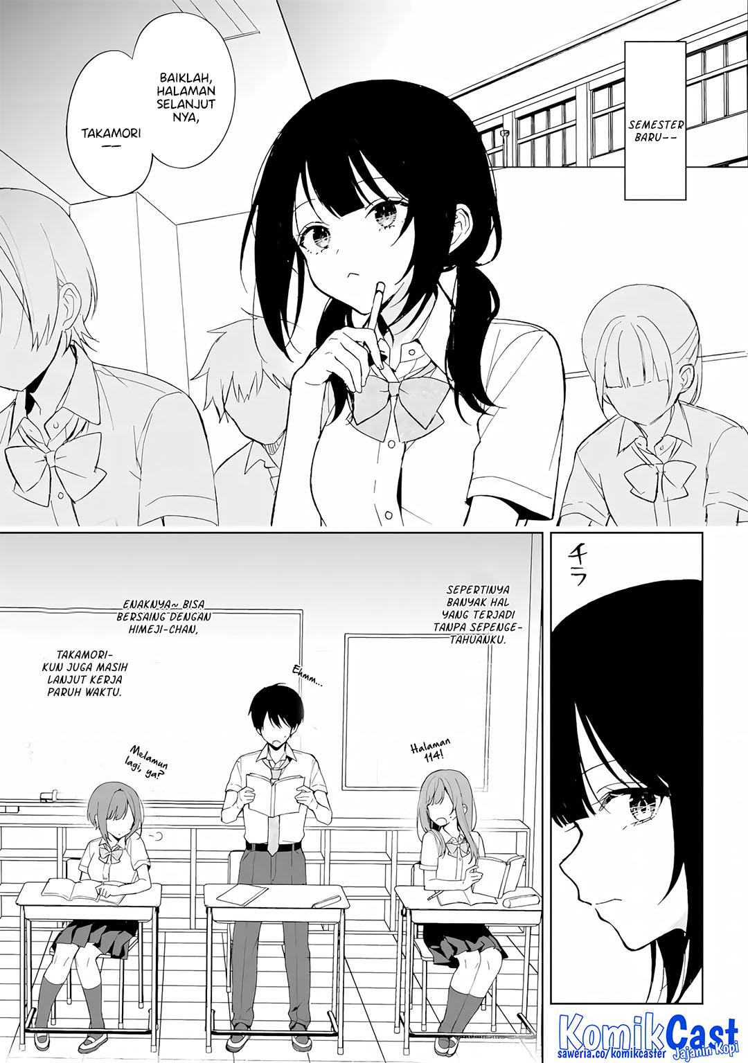 Chikan Saresou ni Natteiru S-kyuu Bishoujo wo Tasuketara Tonari no Seki no Osanajimi datta Chapter 83 Gambar 5