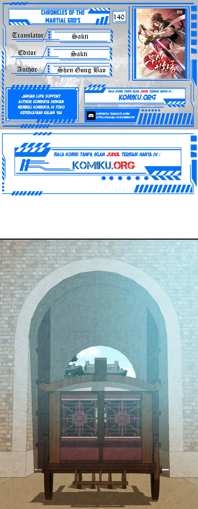 Komik Chronicles Of The Martial God’s Chapter 140 gambar nomor 1