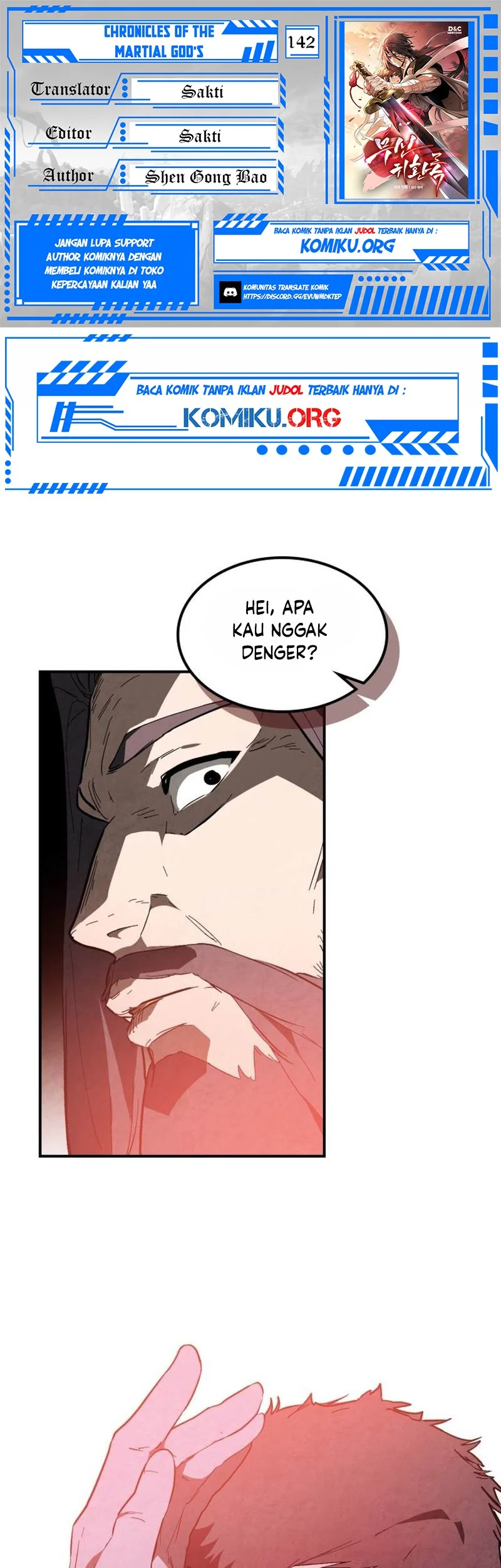 Komik Chronicles Of The Martial God’s Chapter 142 gambar nomor 1