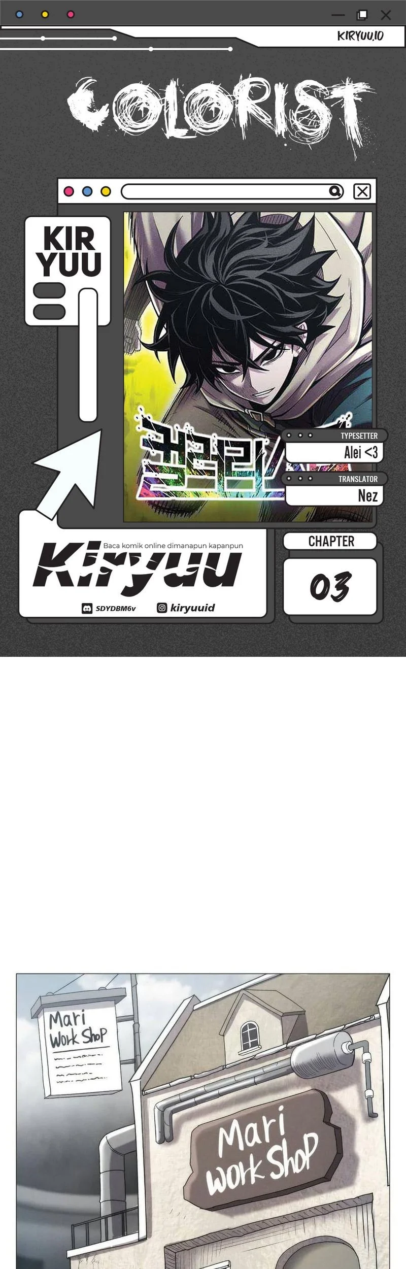 Komik Colorist Chapter 3 gambar nomor 1