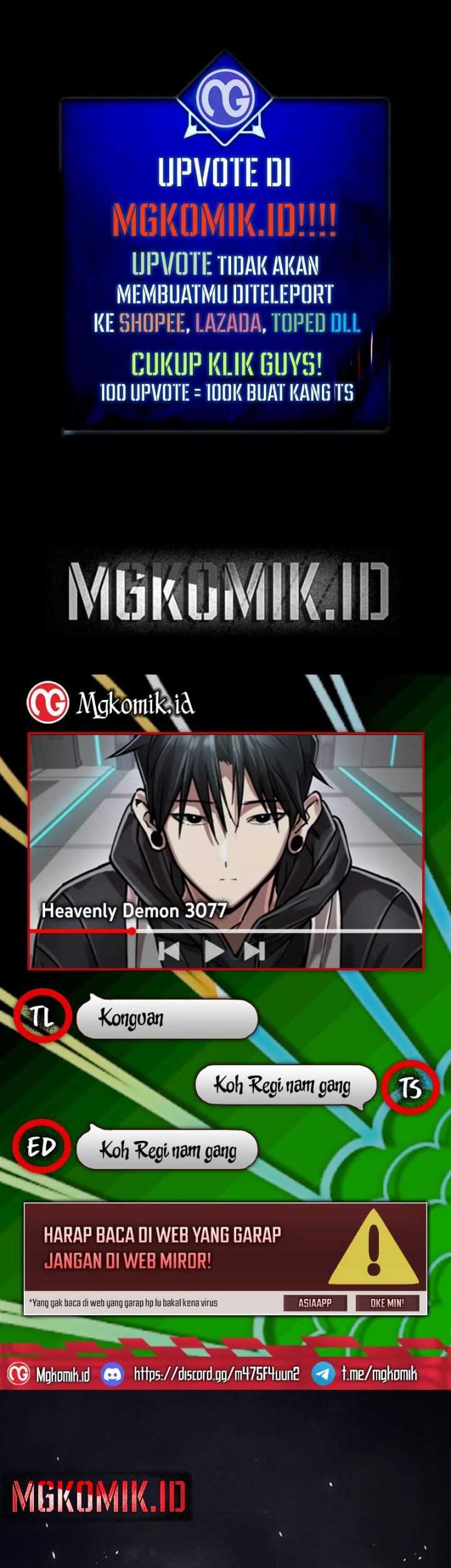 Komik Cosmic Heavenly Demon 3077 Chapter 1 gambar nomor 1