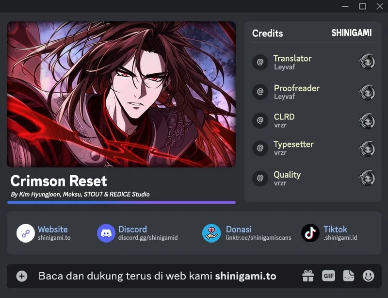 Komik Crimson Reset Chapter 15 gambar nomor 1