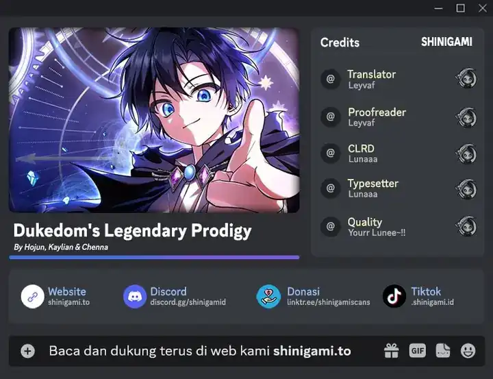 Komik Dukedom’s Legendary Prodigy Chapter 19 gambar nomor 1