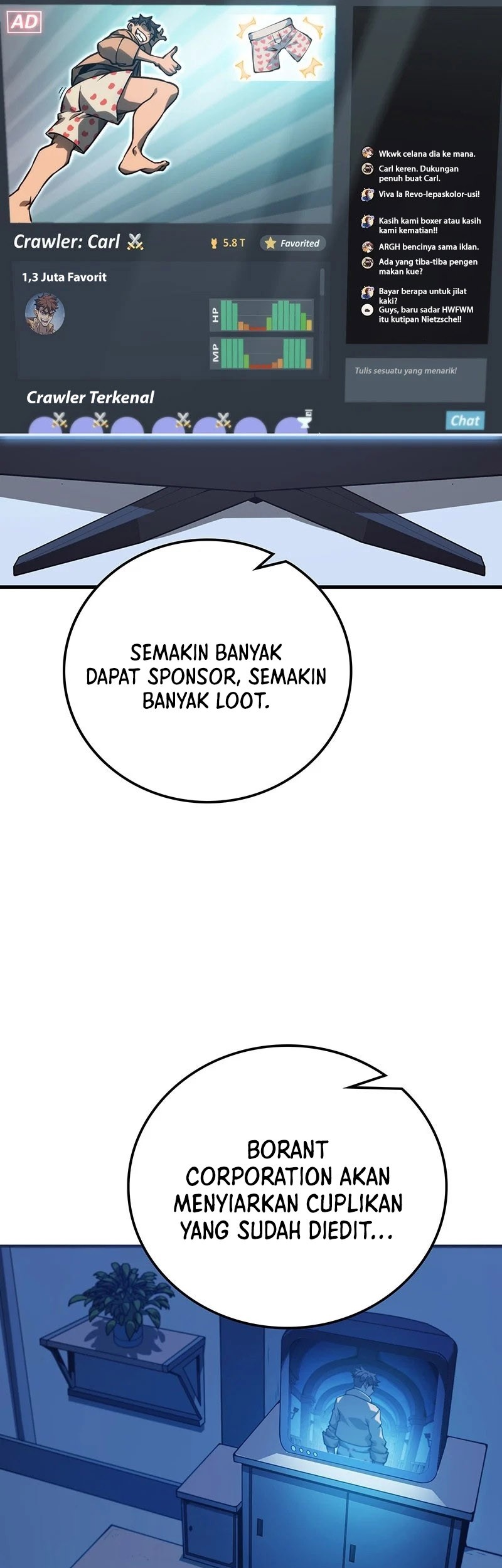 Dungeon Crawler Carl Chapter 3 Gambar 47