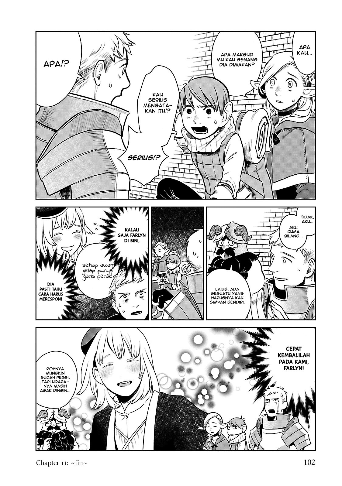 Dungeon Meshi Chapter 11 Gambar 25