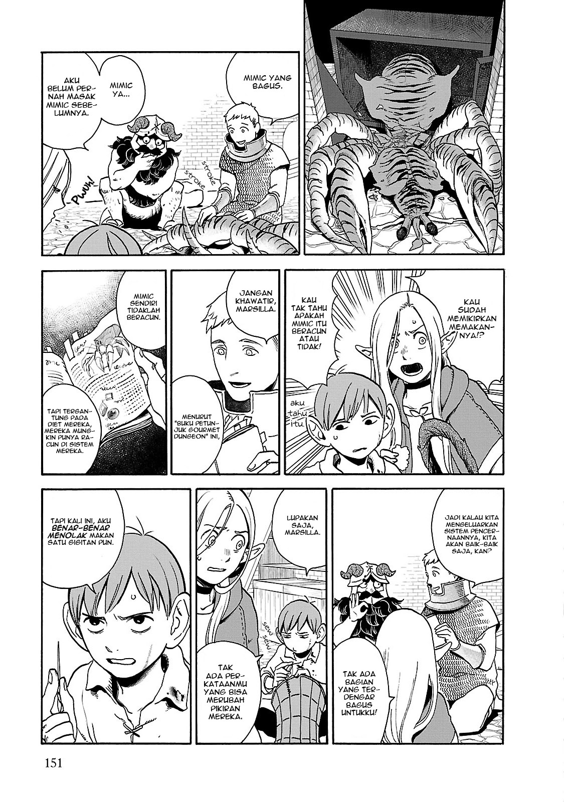Dungeon Meshi Chapter 13 Gambar 24