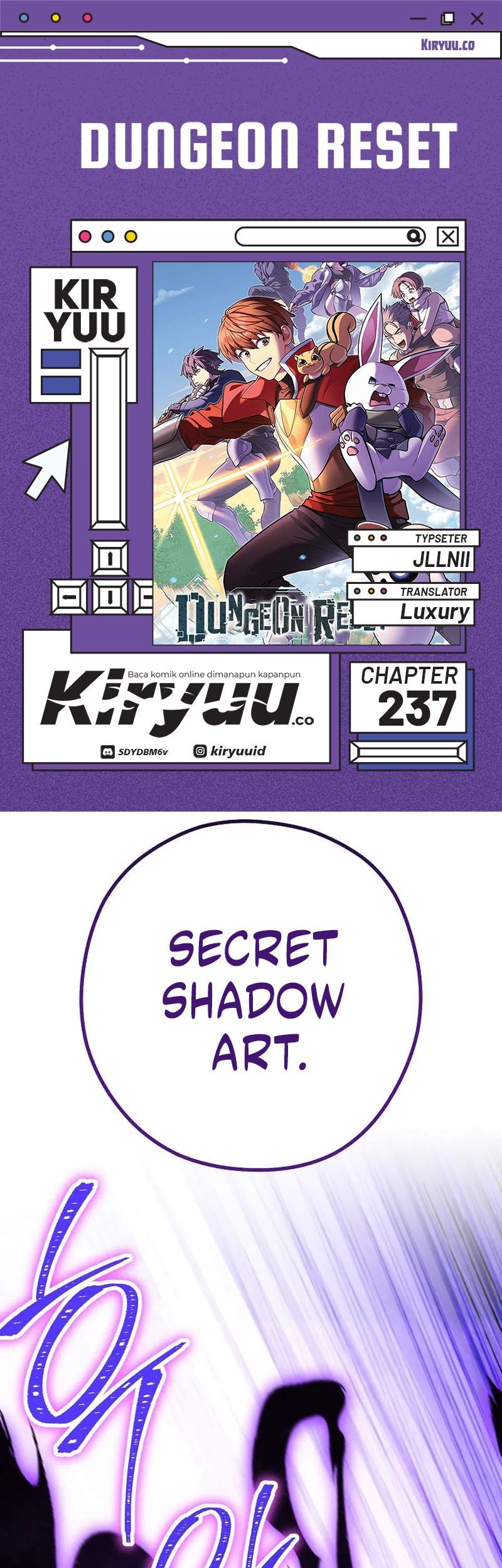 Komik Dungeon Reset Chapter 237 gambar nomor 1