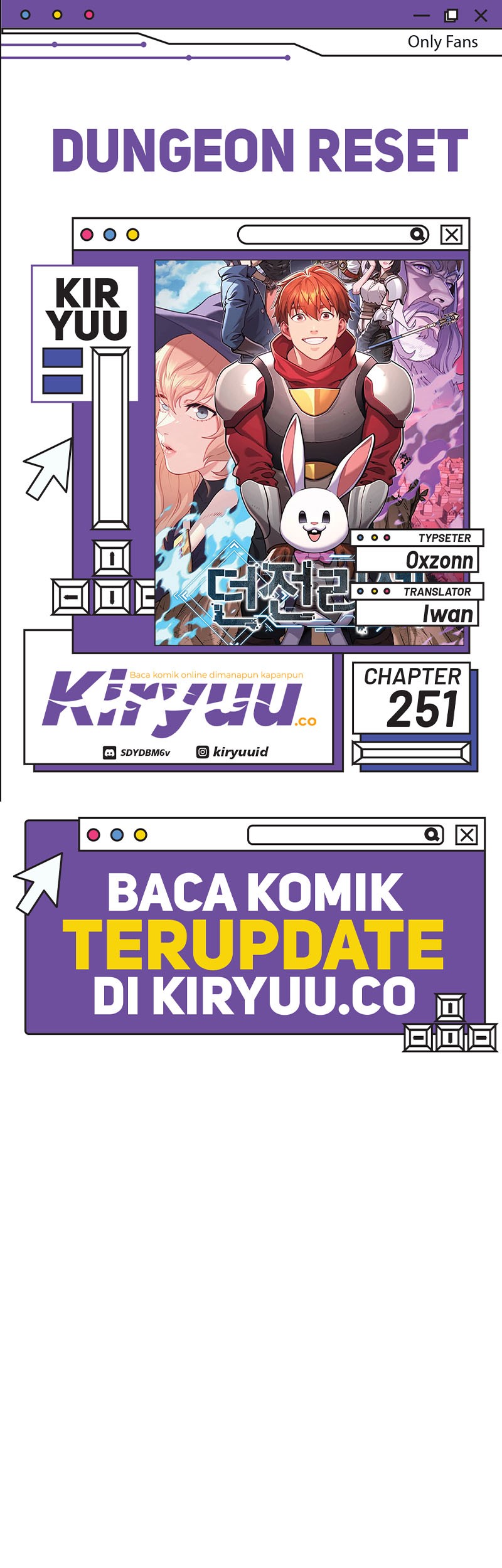 Komik Dungeon Reset Chapter 251 gambar nomor 1