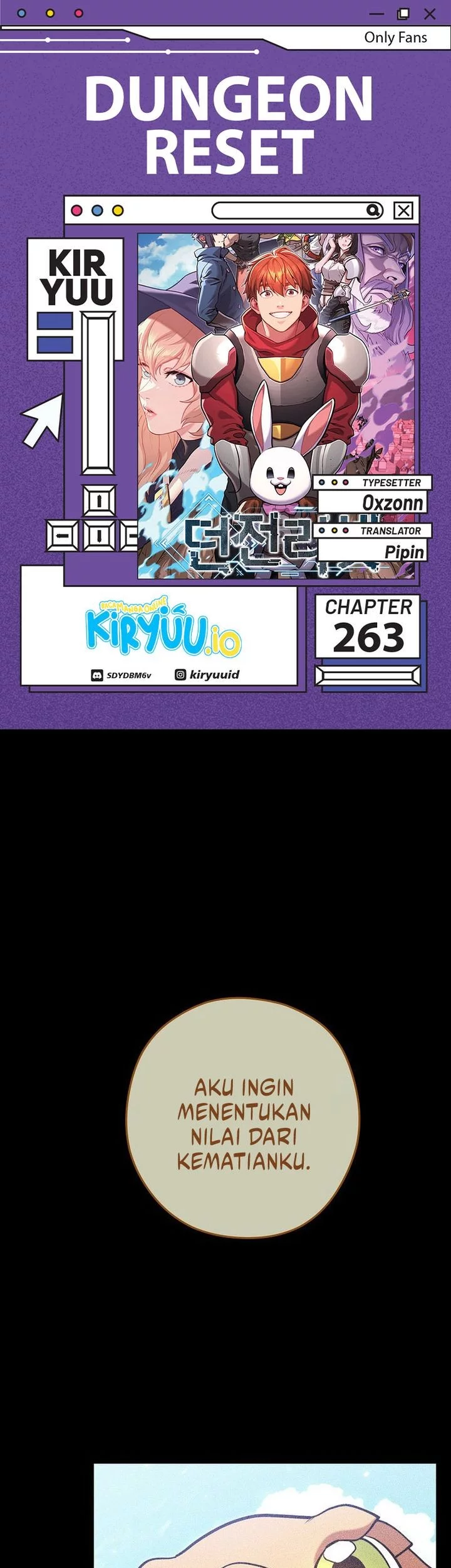 Komik Dungeon Reset Chapter 263 gambar nomor 1