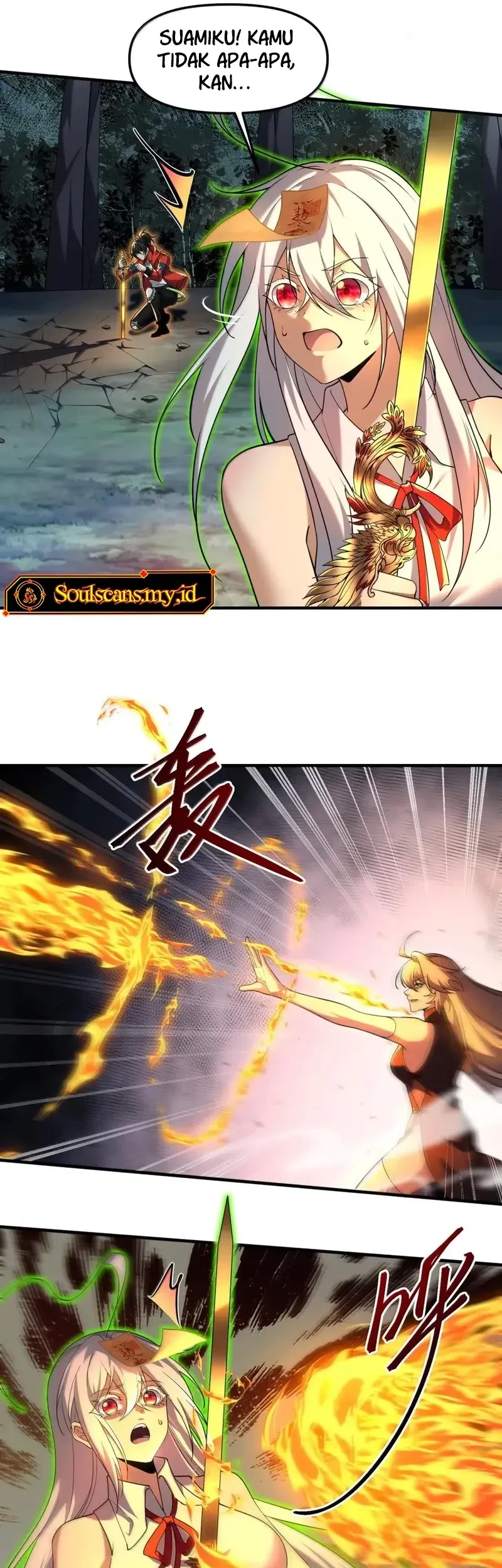 During The Live Streaming, I Proposed To A Female Ghost Chapter 100 Gambar 4