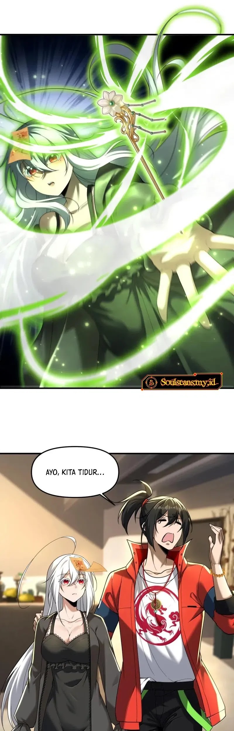 During The Live Streaming, I Proposed To A Female Ghost Chapter 76 Gambar 12