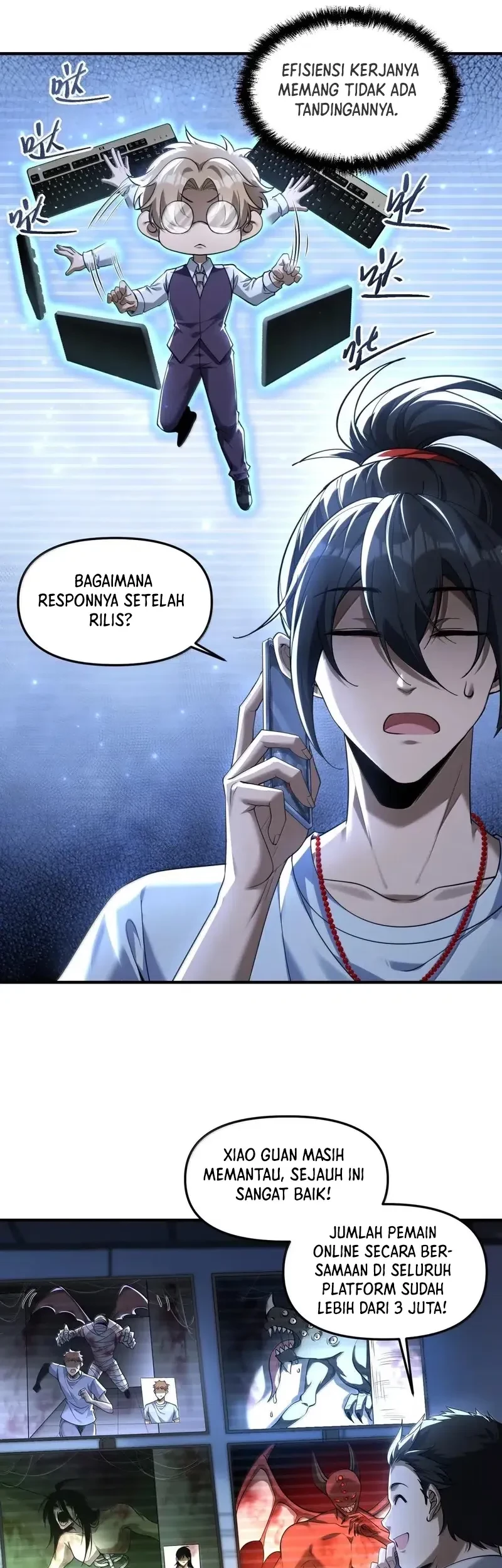 During The Live Streaming, I Proposed To A Female Ghost Chapter 91 Gambar 28