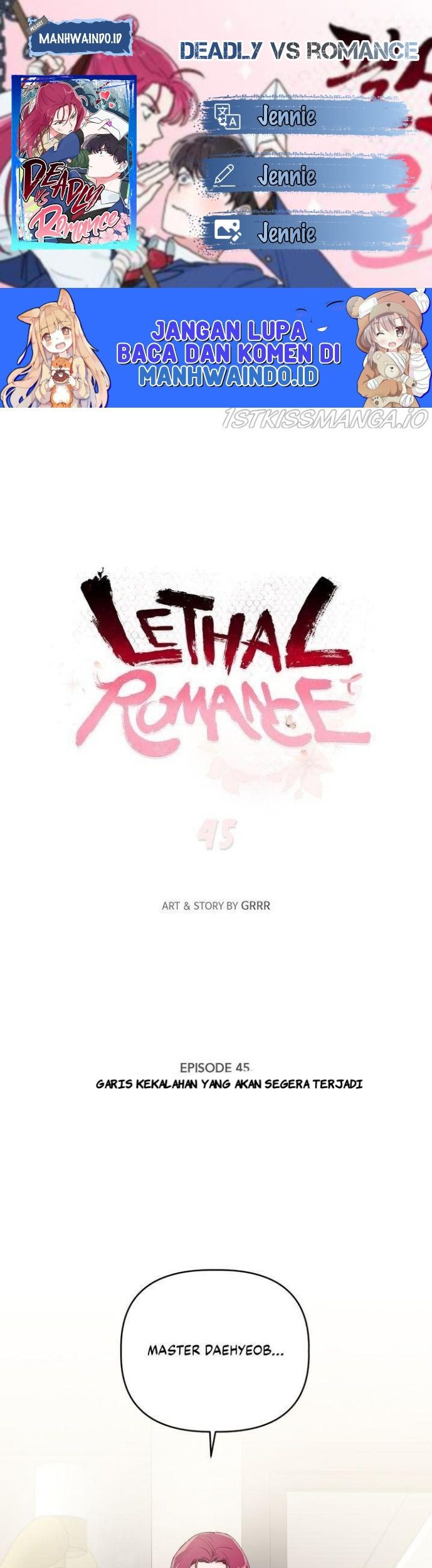 Komik Deadly VS Romance (Lethal Romance) Chapter 50 gambar nomor 1