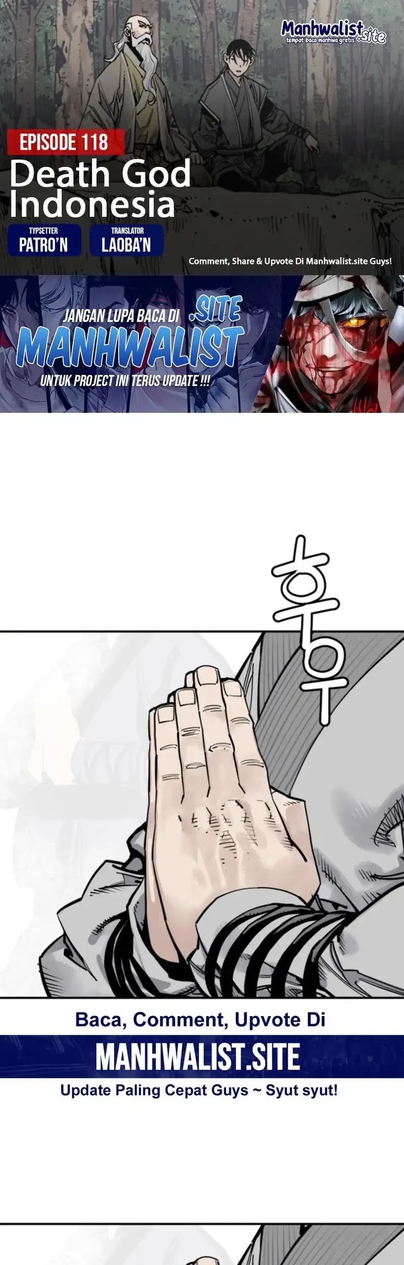 Komik Death God Chapter 118 gambar nomor 1