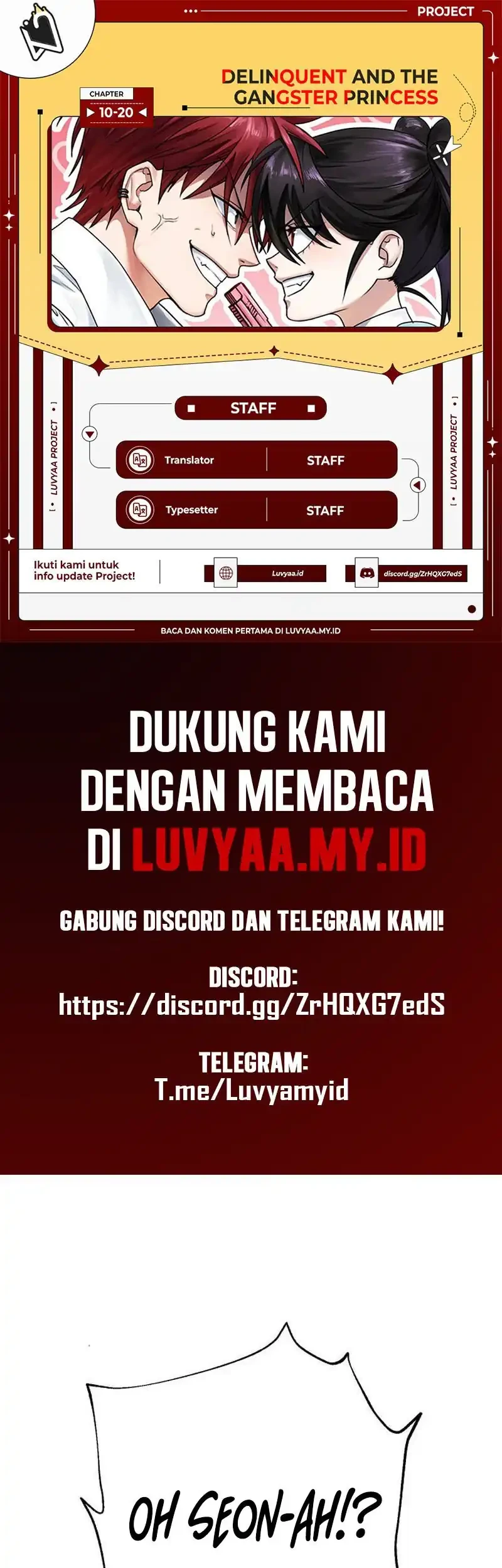 Komik Delinquent and the Gangster Princess Chapter 12 gambar nomor 1