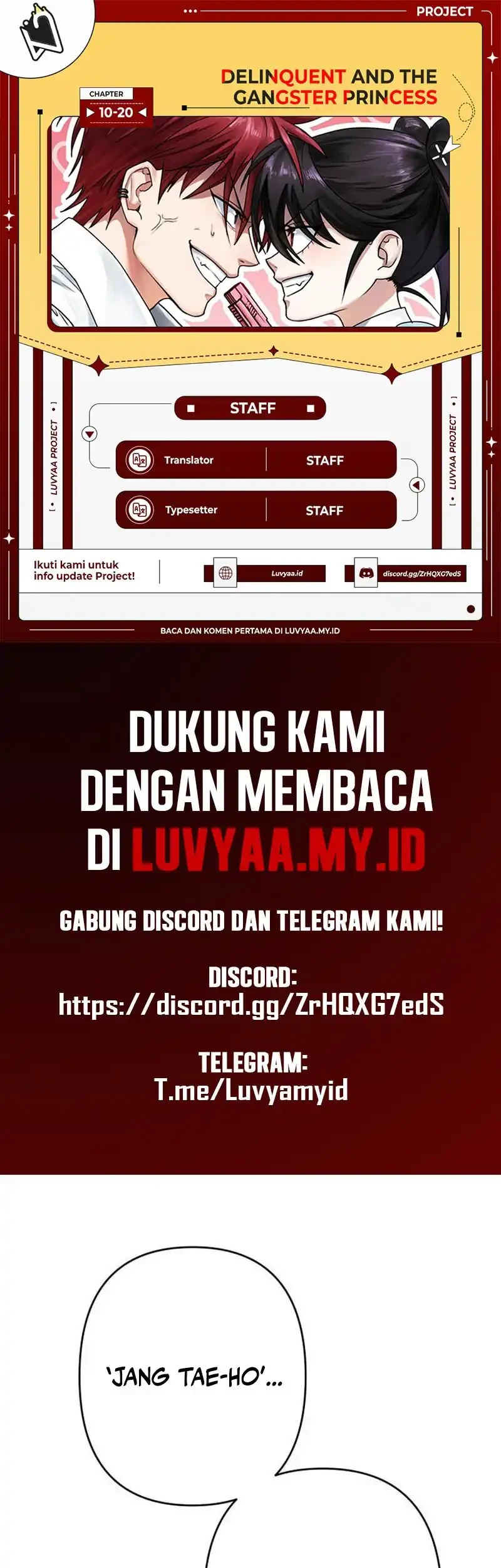 Komik Delinquent and the Gangster Princess Chapter 13 gambar nomor 1