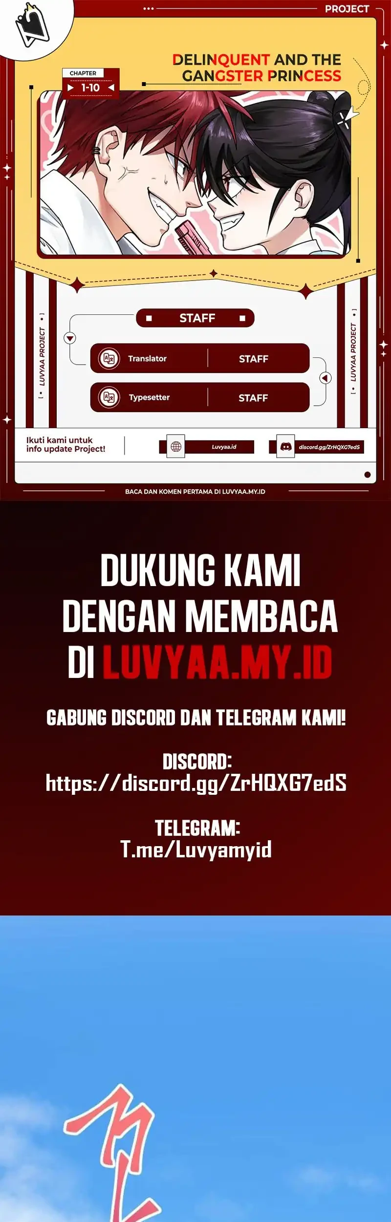 Komik Delinquent and the Gangster Princess Chapter 6 gambar nomor 1