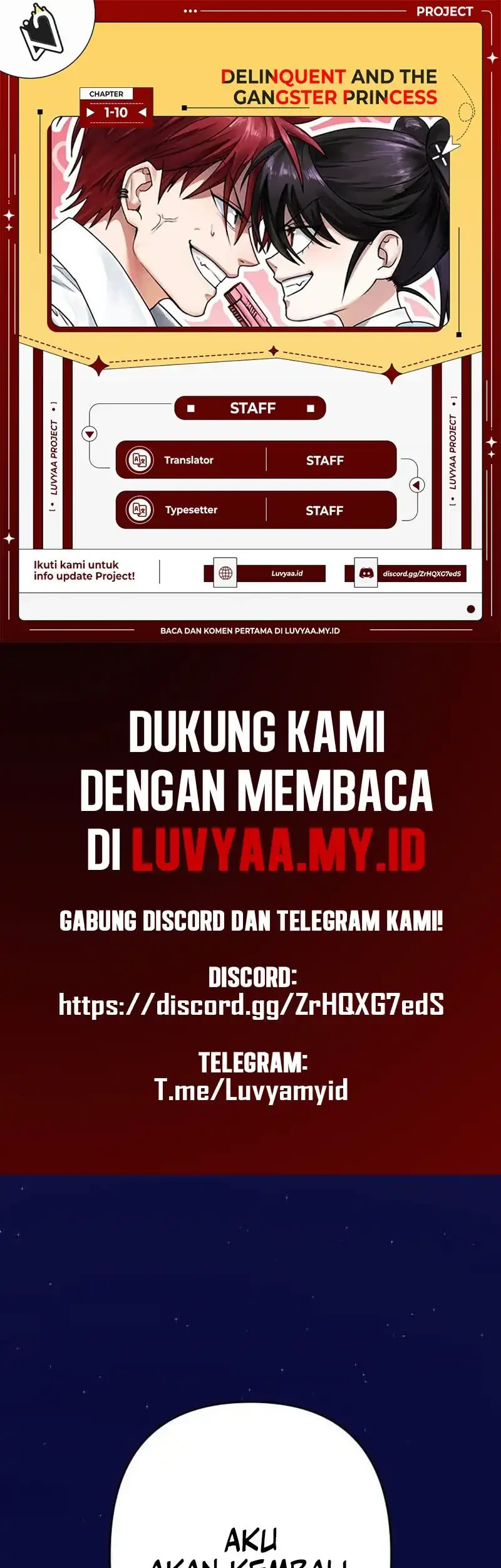 Komik Delinquent and the Gangster Princess Chapter 8 gambar nomor 1
