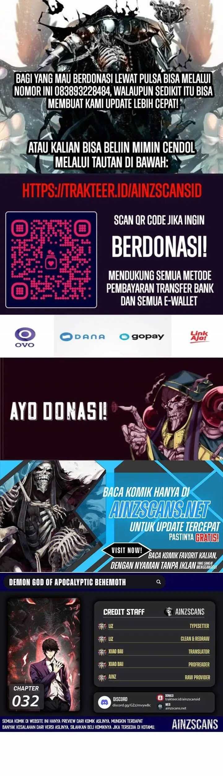 Komik Demon God of Apocalyptic Behemot Chapter 32 gambar nomor 1