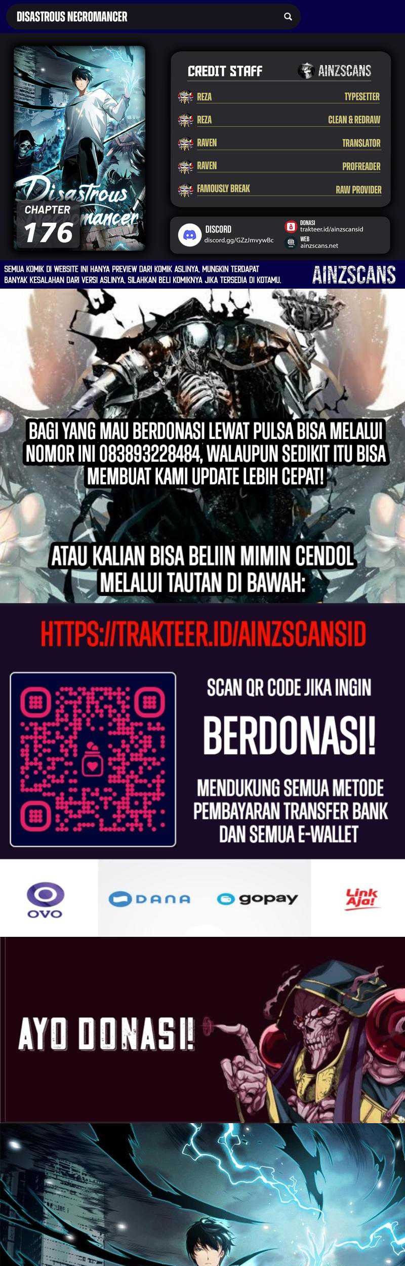 Komik Disastrous Necromancer Chapter 176 gambar nomor 1